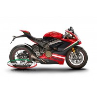 Carbonvani - Ducati Panigale V4 / S / Speciale "TRICOLORE Ver 5" Design Carbon Fiber Full Fairing Kit - ROAD VERSION (8 pieces) Carbonvani - Ducati Panigale V4 / S / Speciale "TRICOLORE Ver 5" Design Carbon Fiber Full Fairing Kit - ROAD VERSION (8 pieces)